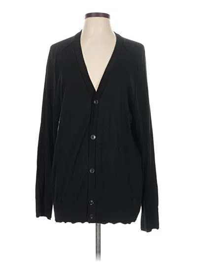 Pre-owned Assorted Brands Cardigan Sweater In Black