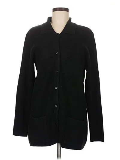 Pre-owned Assorted Brands Cardigan Sweater In Black