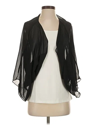 Pre-owned Assorted Brands Cardigan Sweater In Black
