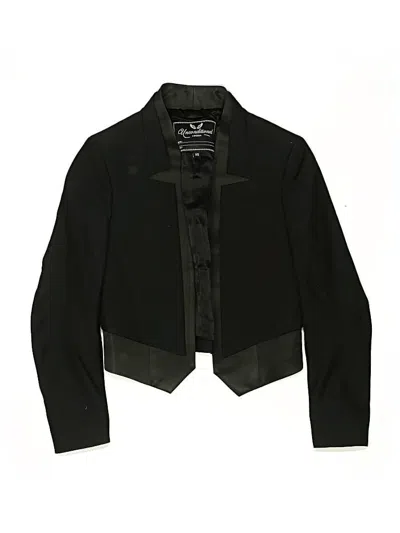 Pre-owned Assorted Brands Kids' Cardigan Sweater In Black