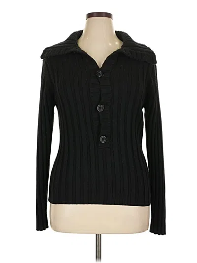 Pre-owned Assorted Brands Cardigan Sweater In Black