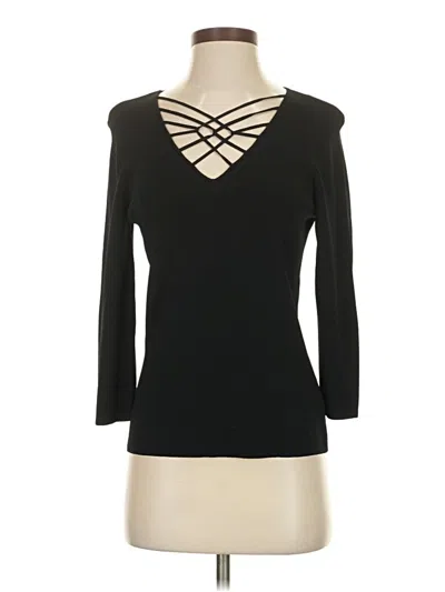 Pre-owned Assorted Brands Cardigan Sweater In Black