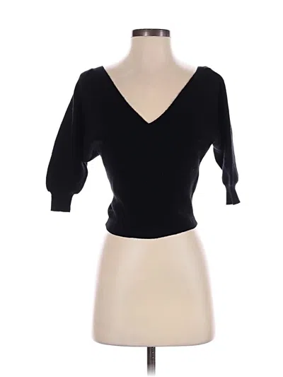 Pre-owned Assorted Brands Cardigan Sweater In Black
