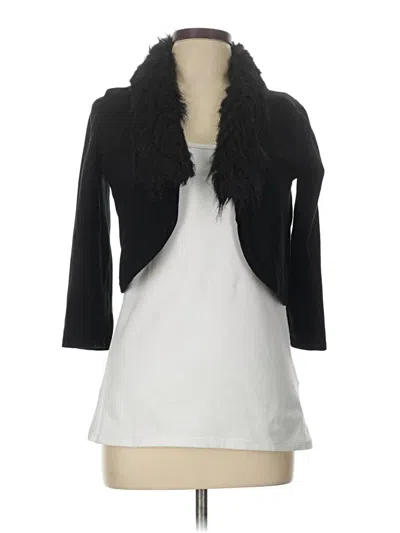 Pre-owned Assorted Brands Cardigan Sweater In Black