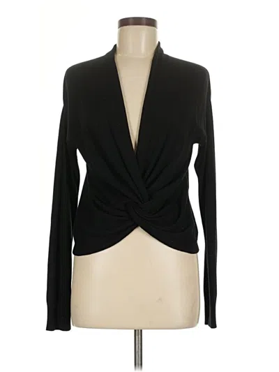 Pre-owned Assorted Brands Cardigan Sweater In Black