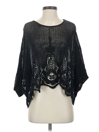 Pre-owned Assorted Brands Cardigan Sweater In Black
