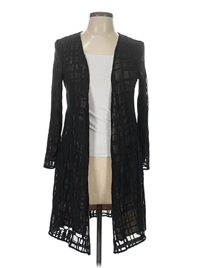 Pre-owned Assorted Brands Cardigan Sweater In Black