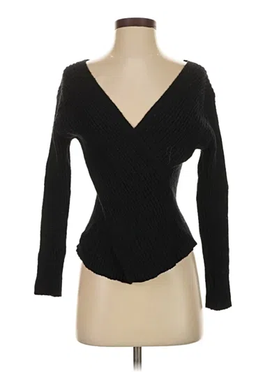 Pre-owned Assorted Brands Cardigan Sweater In Black