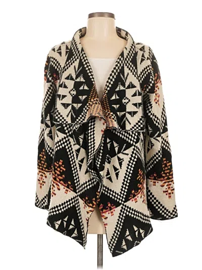 Pre-owned Assorted Brands Cardigan Sweater In Black