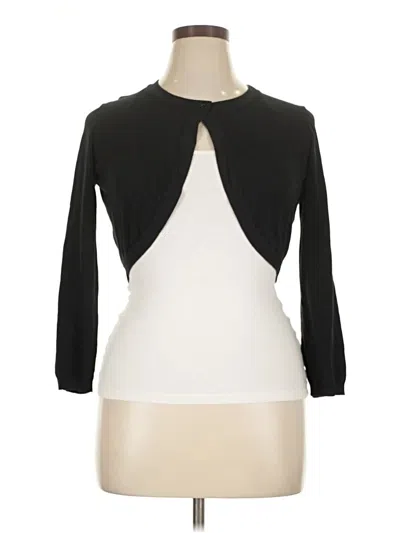 Pre-owned Assorted Brands Cardigan Sweater In Black
