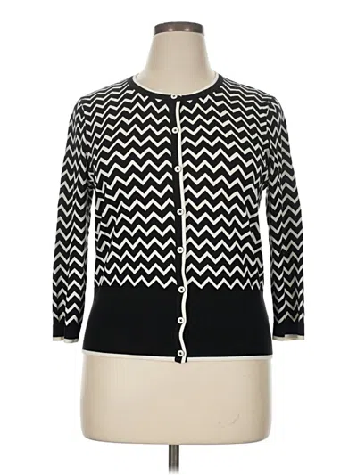 Pre-owned Assorted Brands Cardigan Sweater In Black