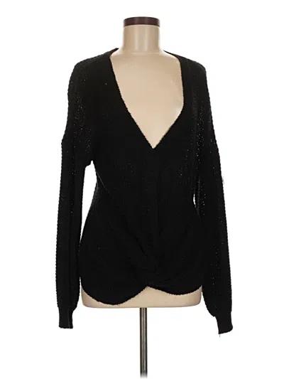 Pre-owned Assorted Brands Cardigan Sweater In Black