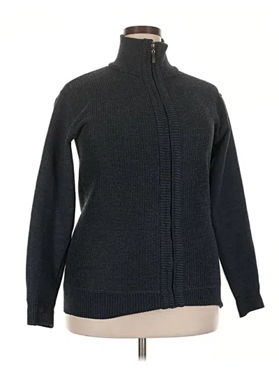 Pre-owned Assorted Brands Cardigan Sweater In Black