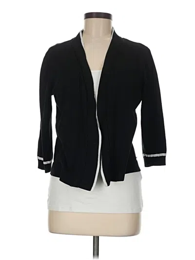 Pre-owned Assorted Brands Cardigan Sweater In Black