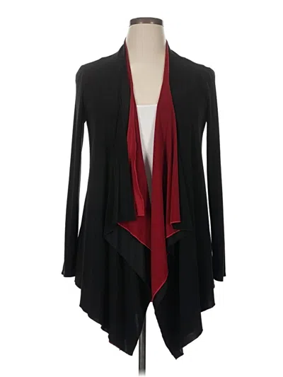 Pre-owned Assorted Brands Cardigan Sweater In Black