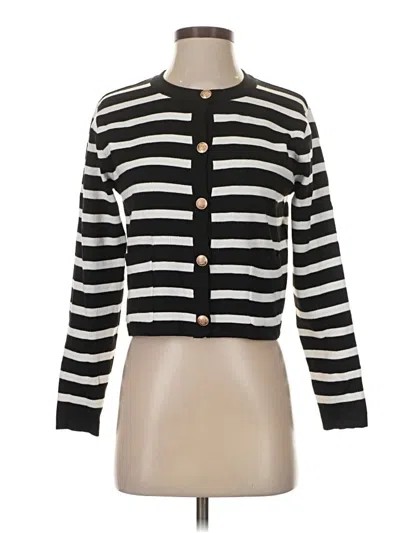Pre-owned Assorted Brands Cardigan Sweater In Black
