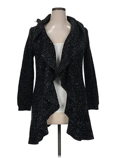 Pre-owned Assorted Brands Cardigan Sweater In Black