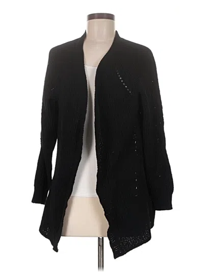Pre-owned Assorted Brands Cardigan Sweater In Black