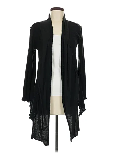 Pre-owned Assorted Brands Cardigan Sweater In Black