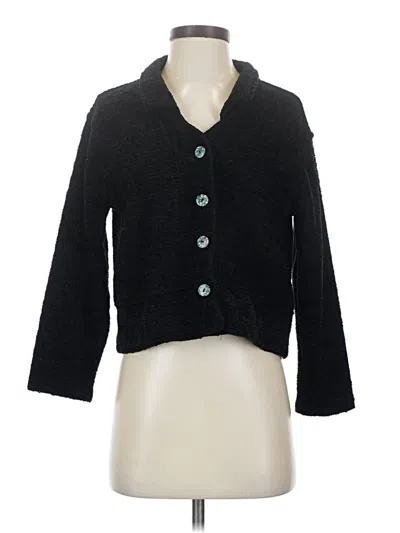 Pre-owned Assorted Brands Cardigan Sweater In Black