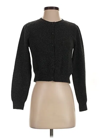 Pre-owned Assorted Brands Cardigan Sweater In Black