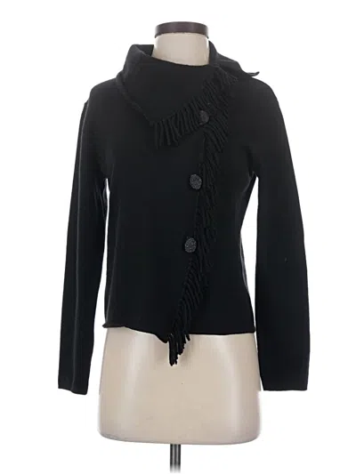 Pre-owned Assorted Brands Cardigan Sweater In Black