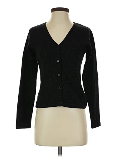 Pre-owned Assorted Brands Cardigan Sweater In Black