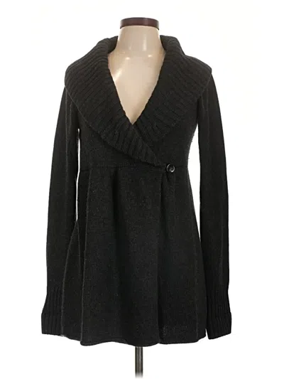 Pre-owned Assorted Brands Cardigan Sweater In Black