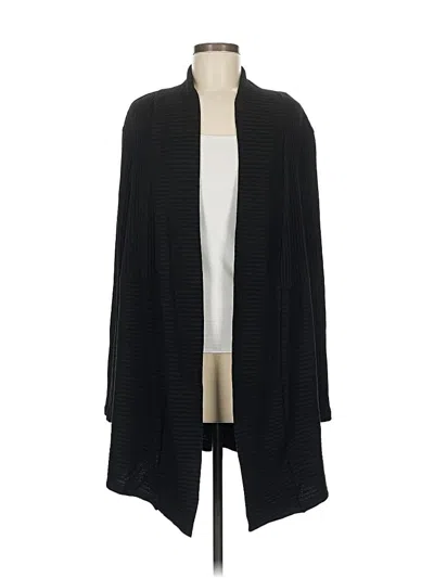 Pre-owned Assorted Brands Cardigan Sweater In Black