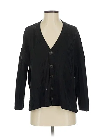 Pre-owned Assorted Brands Cardigan Sweater In Black
