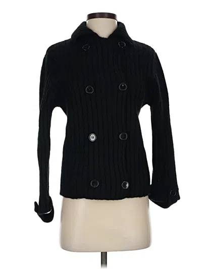 Pre-owned Assorted Brands Cardigan Sweater In Black