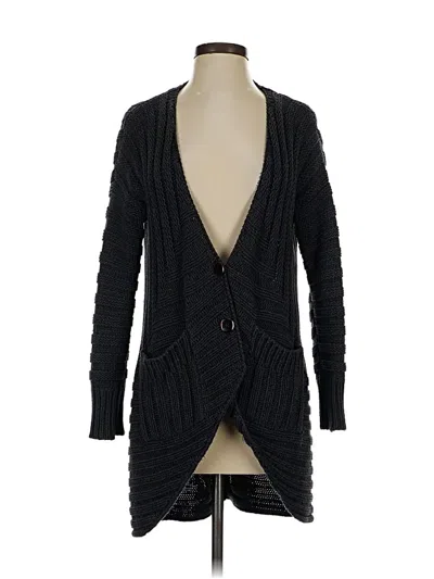 Pre-owned Assorted Brands Cardigan Sweater In Black