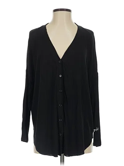 Pre-owned Assorted Brands Cardigan Sweater In Black