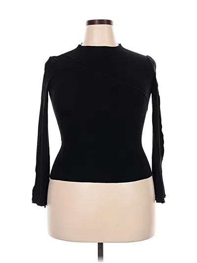 Pre-owned Assorted Brands Cardigan Sweater In Black