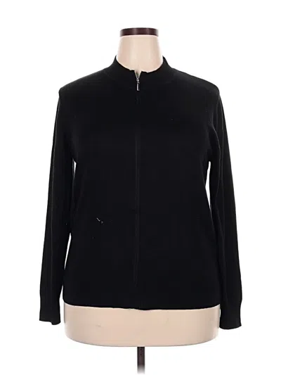 Pre-owned Assorted Brands Cardigan Sweater In Black