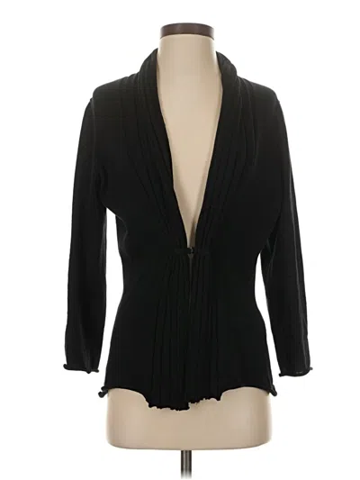 Pre-owned Assorted Brands Cardigan Sweater In Black