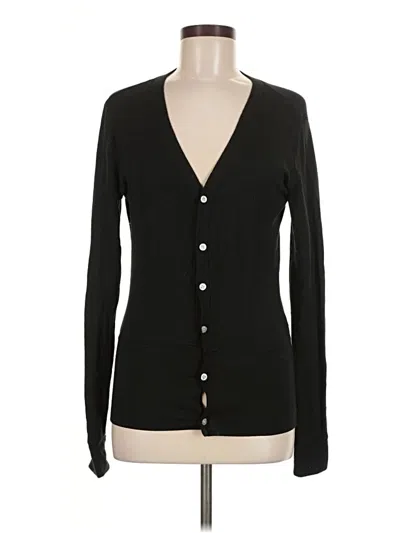 Pre-owned Assorted Brands Cardigan Sweater In Black