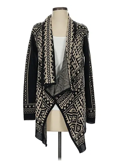 Pre-owned Assorted Brands Cardigan Sweater In Black