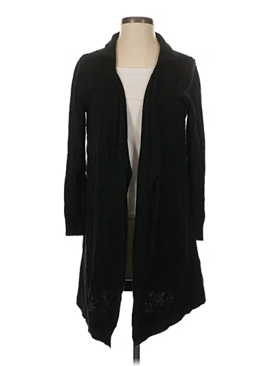 Pre-owned Assorted Brands Cardigan Sweater In Black