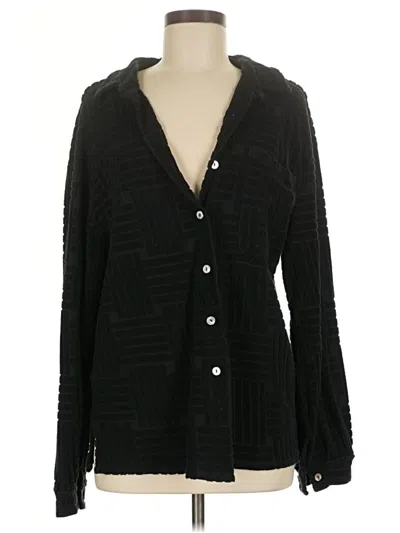 Pre-owned Assorted Brands Cardigan Sweater In Black