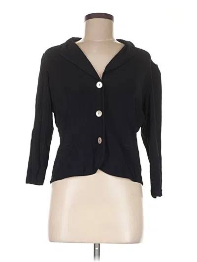 Pre-owned Assorted Brands Cardigan Sweater In Black