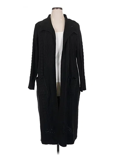 Pre-owned Assorted Brands Cardigan Sweater In Black