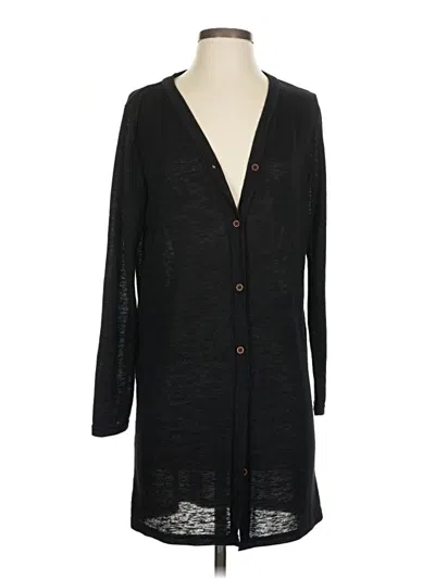 Pre-owned Assorted Brands Cardigan Sweater In Black
