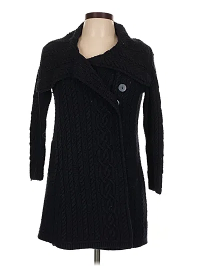 Pre-owned Assorted Brands Cardigan Sweater In Black