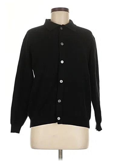 Pre-owned Assorted Brands Cardigan Sweater In Black