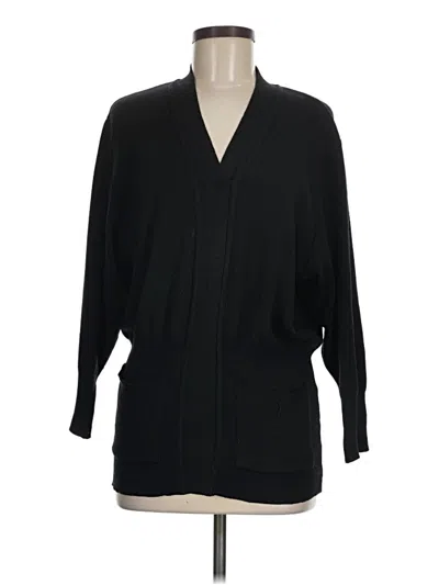 Pre-owned Assorted Brands Cardigan Sweater In Black