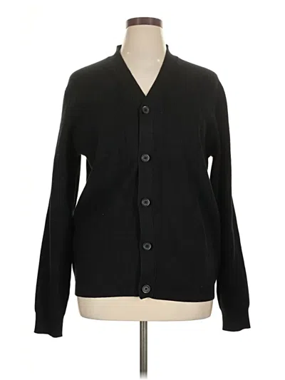 Pre-owned Assorted Brands Cardigan Sweater In Black