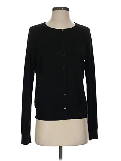 Pre-owned Assorted Brands Cardigan Sweater In Black