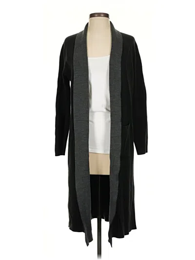 Pre-owned Assorted Brands Cardigan Sweater In Black