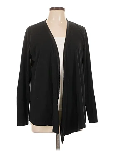 Pre-owned Assorted Brands Cardigan Sweater In Black